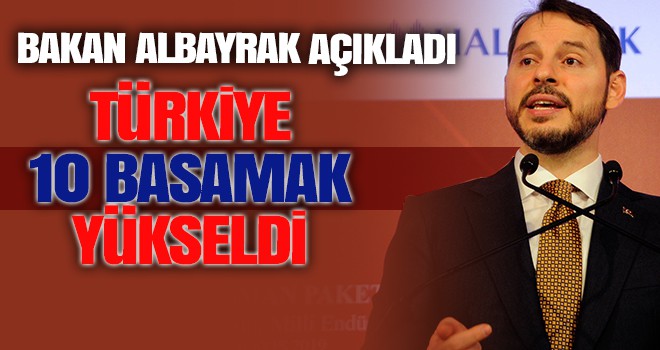 Bakan Albayrak açıkladı: 'Türkiye İş Yapma Kolaylığı Endeksi'nde 10 sıra daha yükseldi'