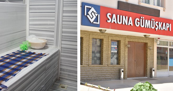 Sauna Gümüşkapı yeniden hizmete açıldı