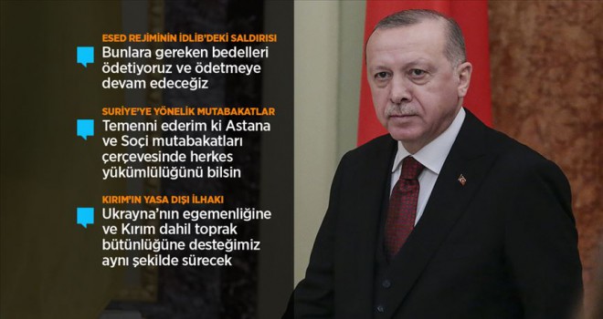 Erdoğan: İdlib'deki gelişmeler altından kalkılamaz bir duruma geldi