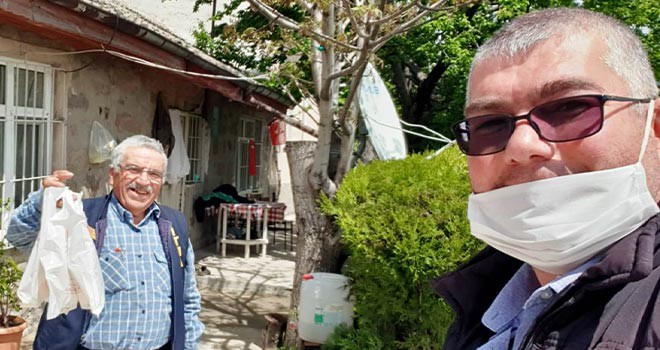 Seydişehir'de kolonya ve maske dağıtımı