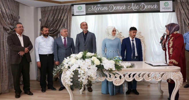 Meram’da 2018’de 2424 nikah kıyıldı