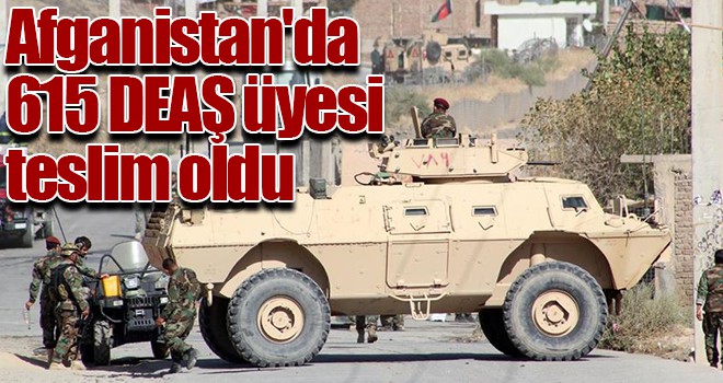 Afganistan'da 615 DEAŞ üyesi teslim oldu