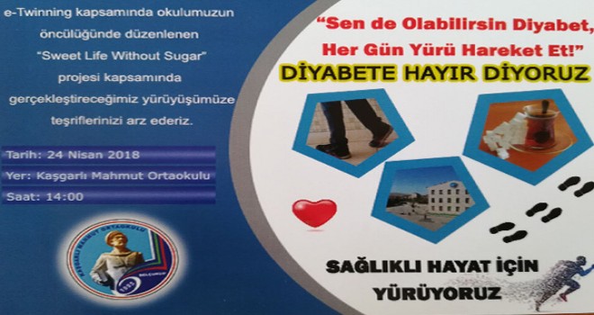 “Diyabete Hayır” yürüyüşü