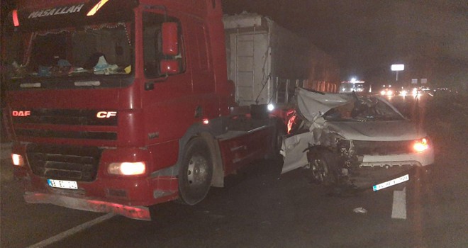 Konya’da trafik kazası: 2 yaralı