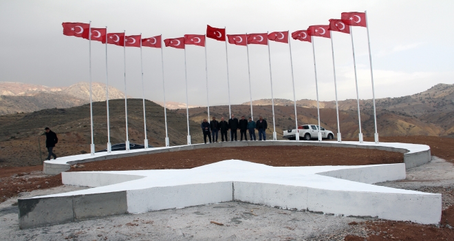 Suşehri’nde Şehitler Tepesi oluşturuldu