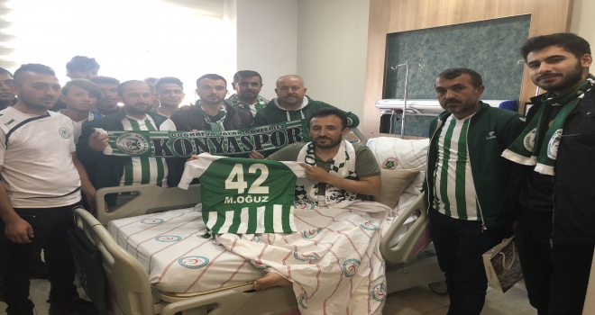 Çumralı Konyaspor taraftarından Başkan Oğuza ziyaret