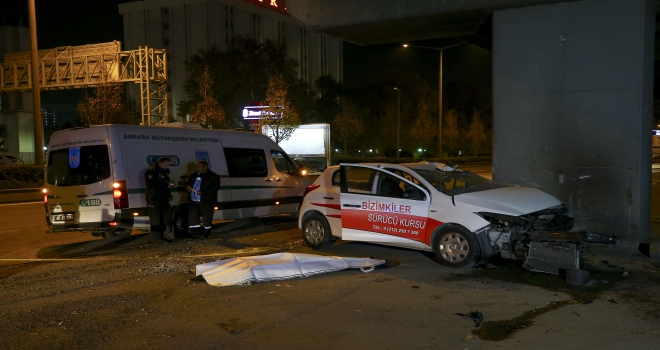 Başkentte trafik kazası: 1 ölü