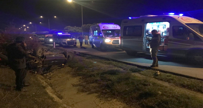 Kırıkkalede trafik kazası: 4 yaralı