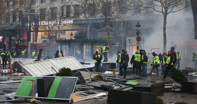 Paristeki gösteriye ilişkin 101 kişi gözaltına alındı