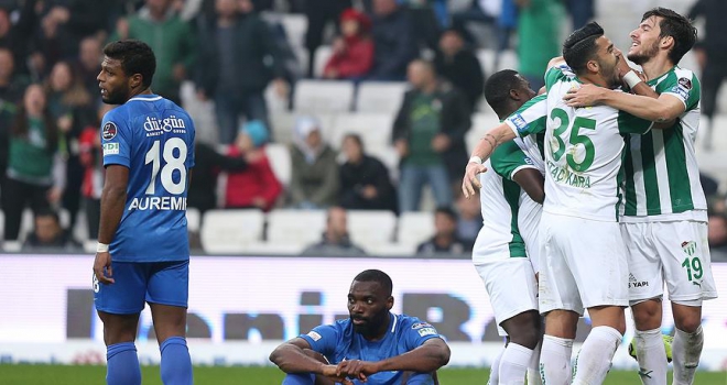 Bursaspor evinde galip