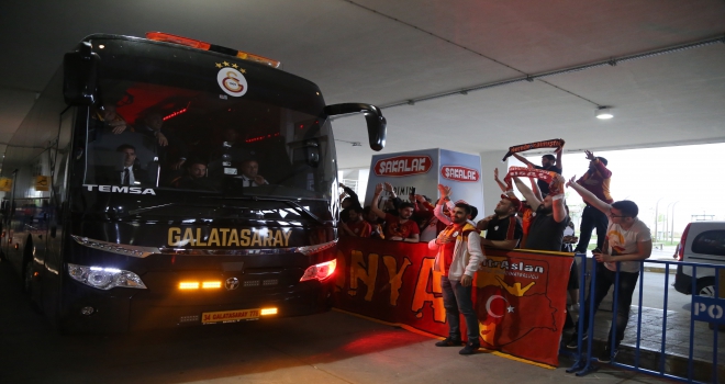 Galatasaray kafilesi Konyada