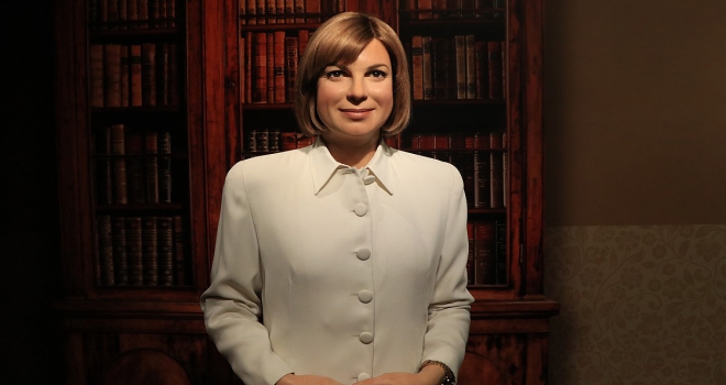 Tansu Çillerin figürü Madame Tussaudsda sergileniyor 