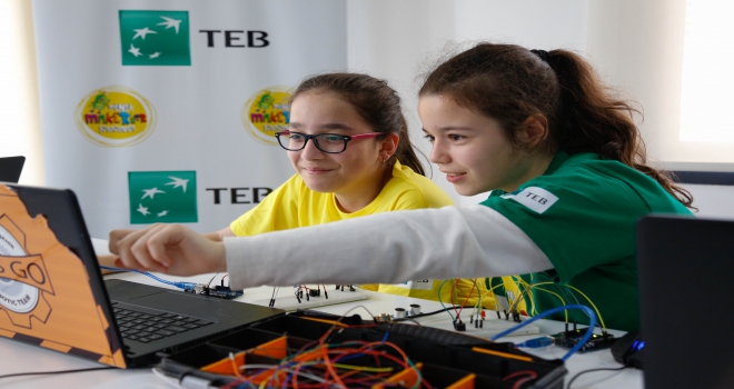 TEB, bin çocuğa maker eğitimi verdi