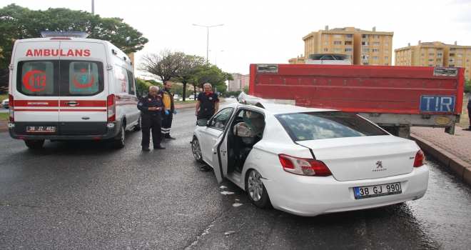 Kayseride trafik kazası: 1 yaralı 