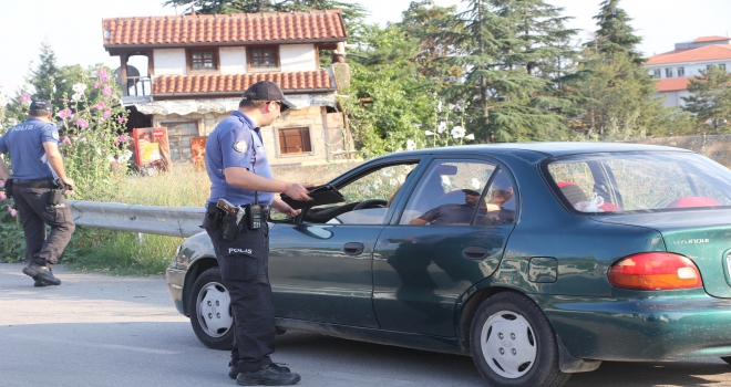 Beypazarında trafik denetimleri 