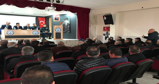 Tomarzada kış tedbirleri semineri düzenlendi