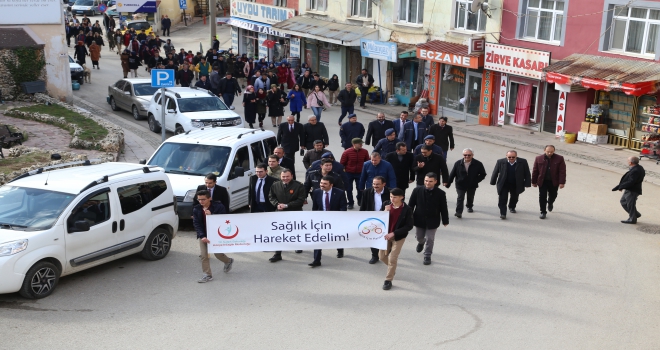 Hadimde Sağlıklı Yaşam yürüyüşü 