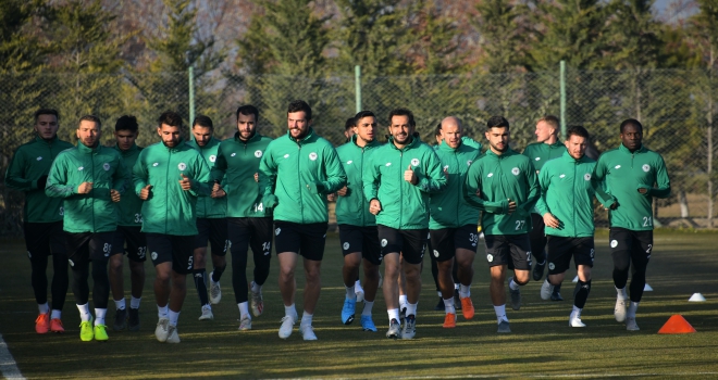 Konyaspor, Trabzonspor maçı hazırlıklarına başladı