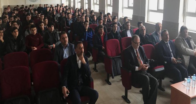 Seydişehir'de öğrencilere TÜBİTAK konferansı verildi