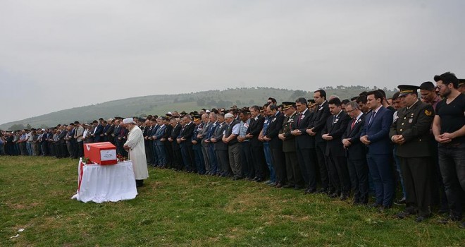 Şehit Astsubay'a veda