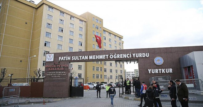 1957 kişi İstanbul'daki üç yurtta karantina altında