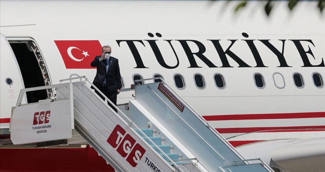 Cumhurbaşkanı Erdoğan Kuzey Kıbrıs Türk Cumhuriyeti'nde