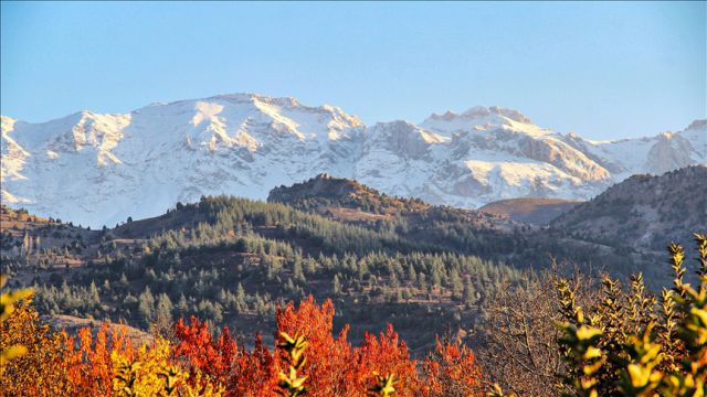 Kahramanmaraş'ta mevsimin ilk karı düştü