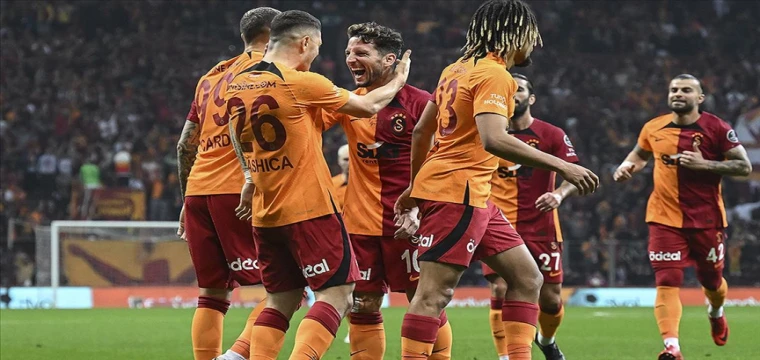 Galatasaray'dan 6 gollü galibiyet