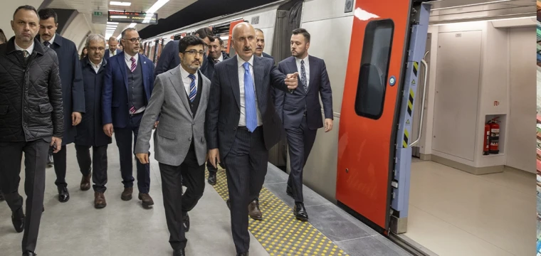 Karaismailoğlu, AKM-Gar-Kızılay Metro Hattı'nda incelemelerde bulundu