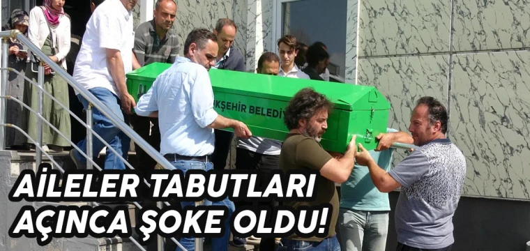 Ailer tabutları açınca şoke oldu! Tabutlar...