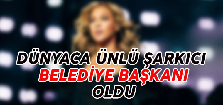 Dünyaca ünlü şarkıcı belediye başkanı oldu!