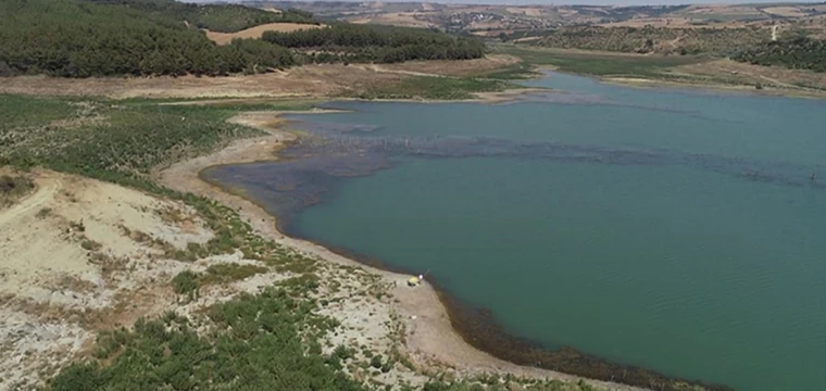 Tekirdağ'daki Yazır Barajı'nın Su Seviyesi Yüzde 15'e Düştü