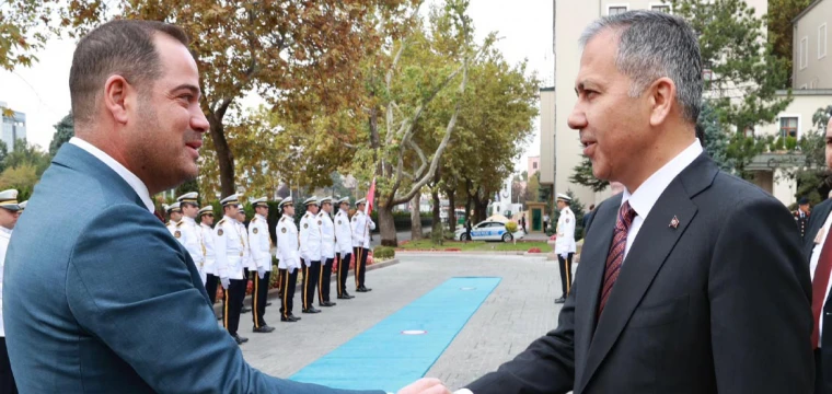 Bakan Yerlikaya, Bulgar mevkidaşı ile bir araya geldi