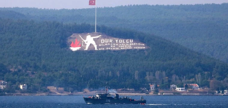 Çanakkale Boğazı, gemi geçişine kapatıldı