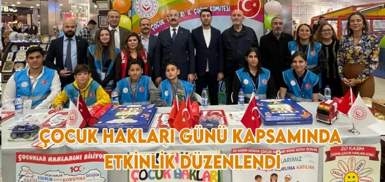 Çocuk Hakları Günü kapsamında etkinlik düzenlendi