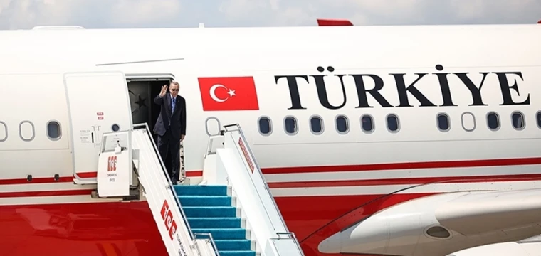 Cumhurbaşkanı Erdoğan, Birleşik Arap Emirlikleri'ne gitti