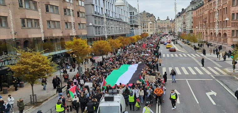 İsrail'in Gazze'ye yönelik saldırıları protesto edildi