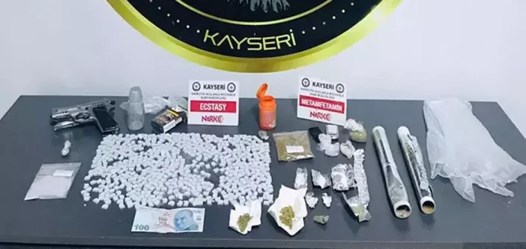 Kayseri'de uyuşturucu operasyonu