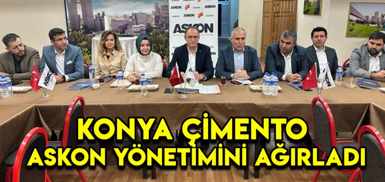 Konya Çimento ASKON yönetimini ağırladı