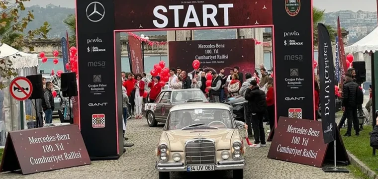 Mercedes-Benz 100. Yıl Cumhuriyet Rallisi İstanbul'da başladı