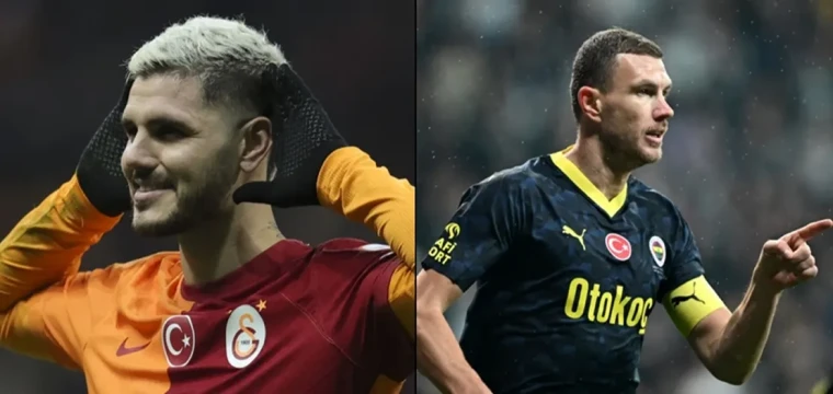 Süper Lig'de ilk yarının en golcü isimleri Dzeko ve Icardi