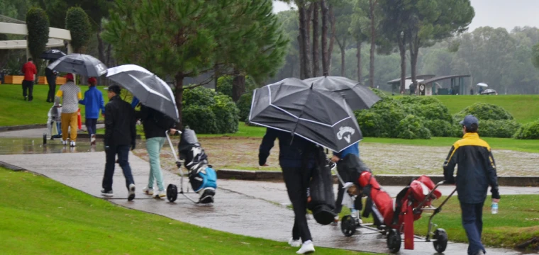 Türkiye Golf Turu'na yağmur engeli