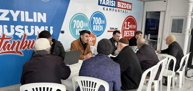 "Yarısı Bizden" bilgilendirme tırlarına yoğun ilgi