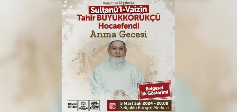 Başkan Altay'dan davet: Konya'nın manevi mimarı anılacak!