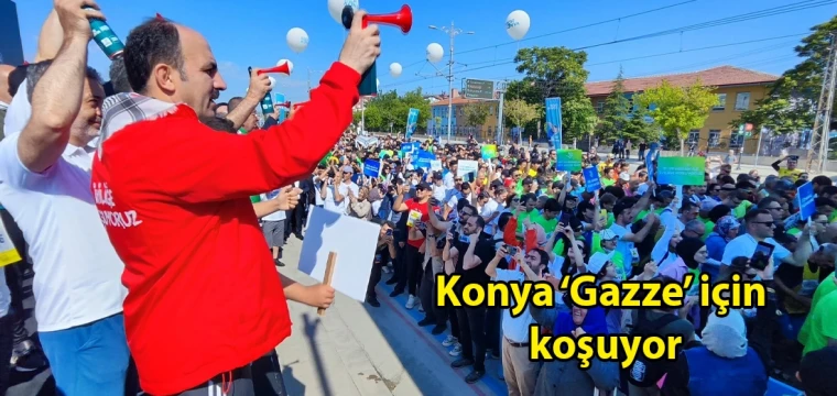 Konya ‘Gazze’ için koşuyor