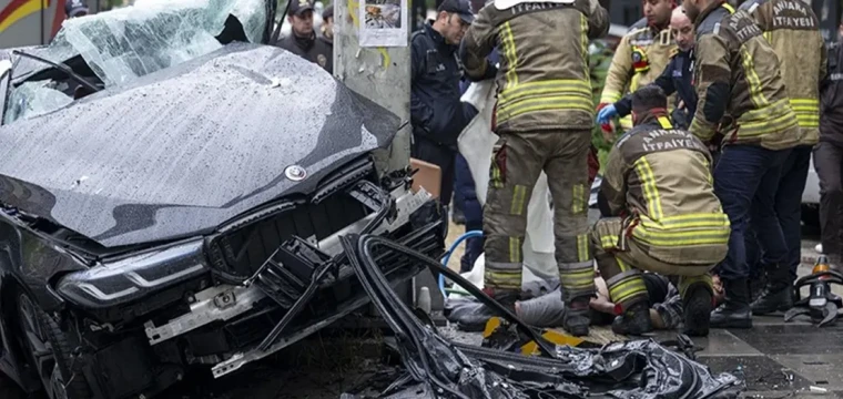 Trafik levhası direğine çarpan kişi öldü