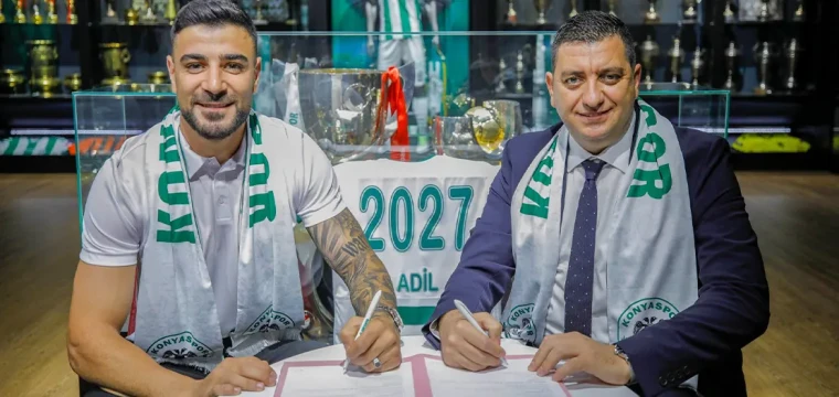 Konyaspor ADİL İLE SÖZLEŞME UZATTI 