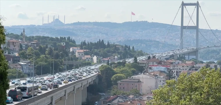 15 Temmuz Köprüsü'nde Motosiklet Kazası