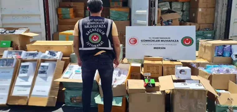 521,1 milyon liralık kaçak eşya ele geçirildi