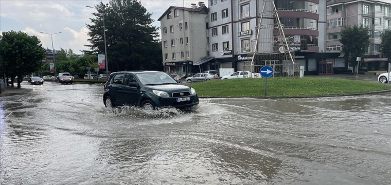 Bolu'da Sağanak: Su Baskınları